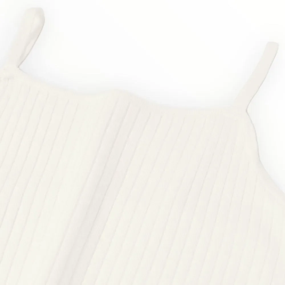 ZARA Kids | Cream | RIB KNIT DRESS NWT - Picture 4 of 7